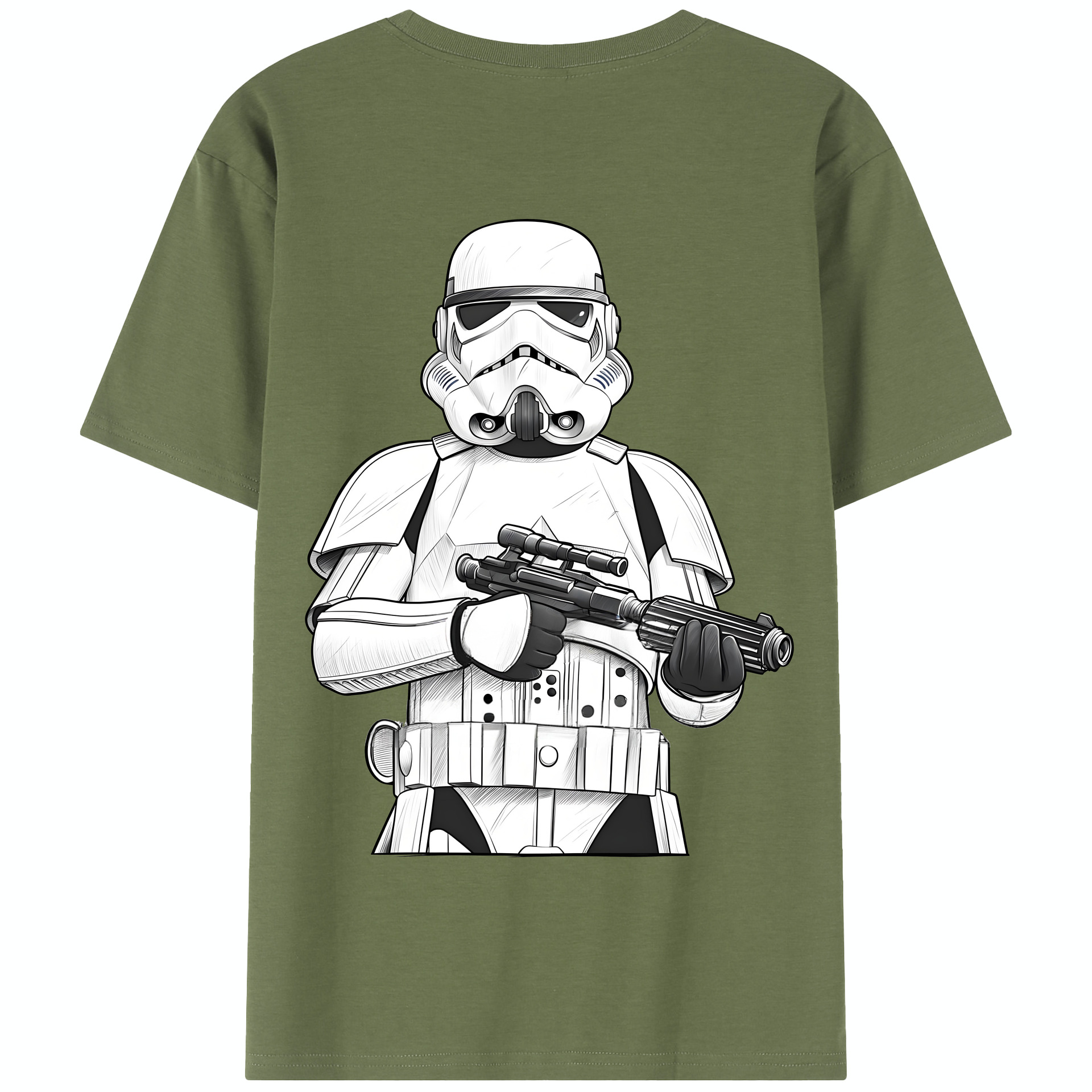 （画像用） スター・ウォーズ Star Wars 綿100％半袖Tシャツ（背面プリント）